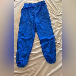 Urban Outfitters size Large nylon pants I would say they fit a smaller large